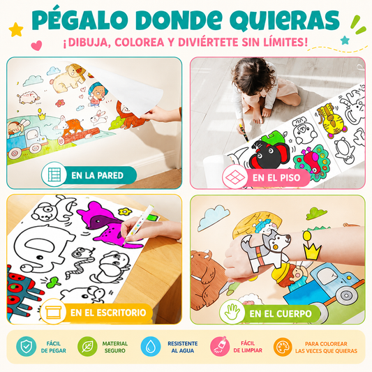 Rollo Creativo para Colorear 🎨