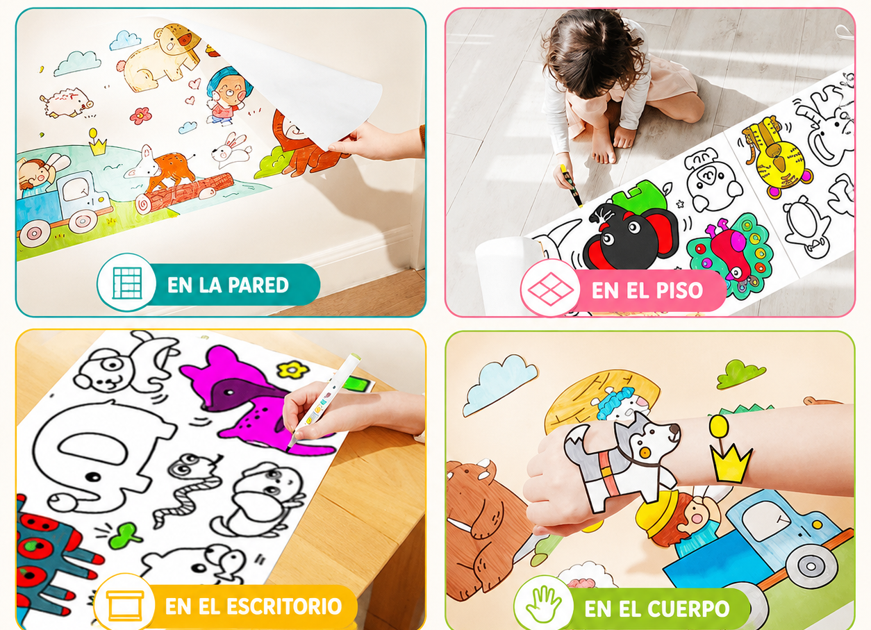 Rollo Creativo para Colorear 🎨