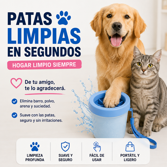 Limpiador de Patas para Mascotas 🐾